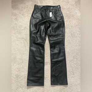 NWT Gap Vintage Slim High Rise Faux Leather Pant